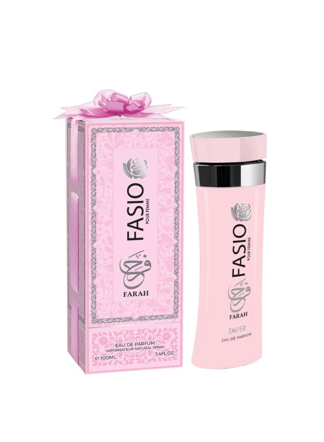 امبر عطر فاسيو فرح للنساء، ماء عطر 100 مل - Image 1